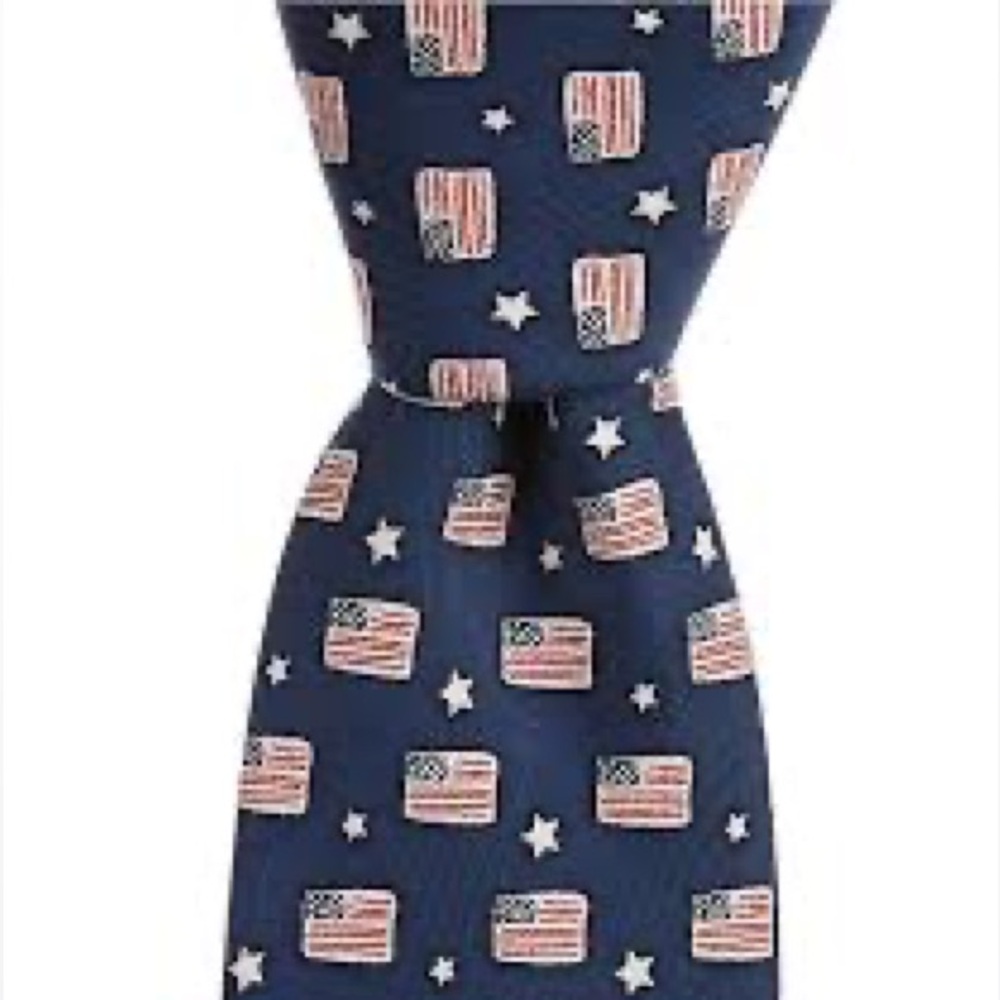 Vineyard Vines Patriotic Blue Tie